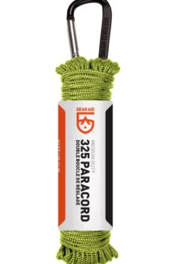 Accessoire De Voyage Ga 325 Paracord 15M 2 Core Strand + Light Aluminium Snap Hook