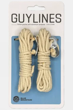 Accessoire D'Entretien Guyline (3.0 Mm X 3 M) Cotton With Flat Tensioner - Set Of 2