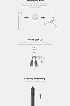 Accessoire Foldable 2-In-1 Selfie Stick (1/4