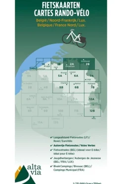 Antwerpen / Limburg / Vlaams-Brabant / Brussel fietskaart