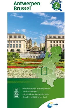 Antwerpen, Brussel Knooppuntenkaart 25 BE