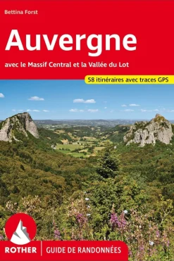 Auvergne guide rando 58T Massif Central & Vallée du Lot