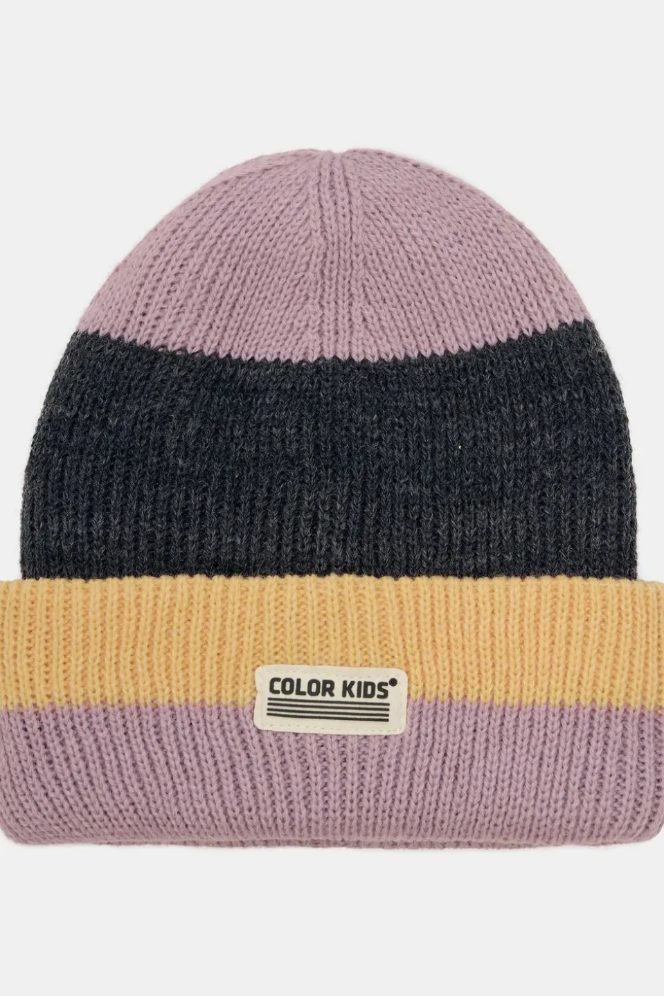 Bonnet Color Kids - Beanie W. Wool & Contrast