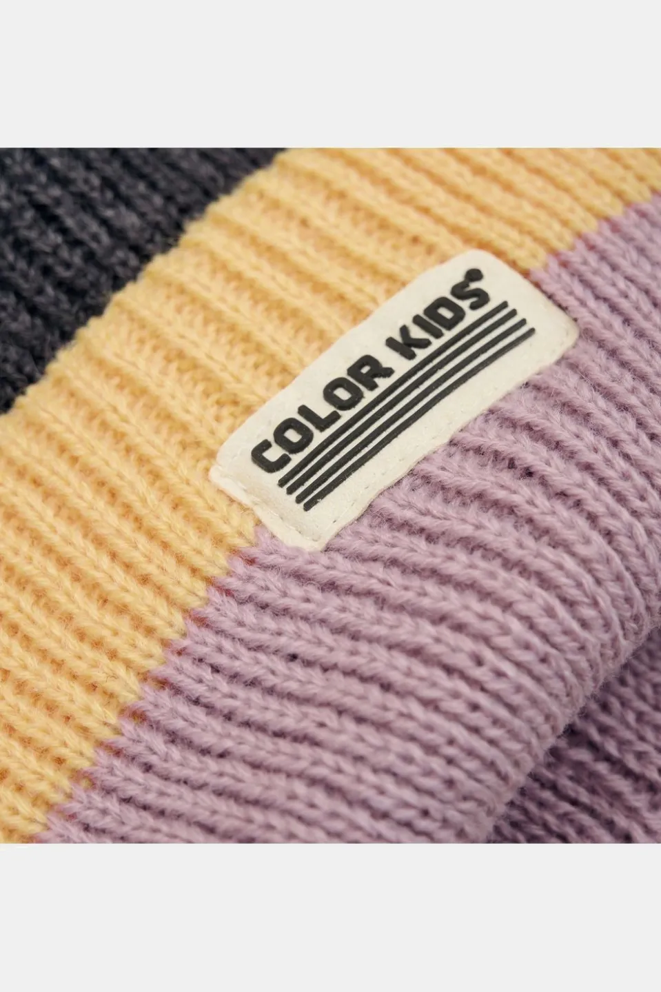 Bonnet Color Kids - Beanie W. Wool & Contrast