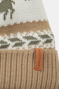 Bonnet Cowichan Reindeer Beanie