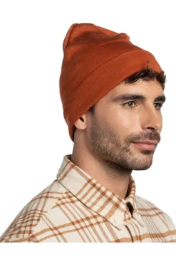 Bonnet Heavyweight Merino Hat Solid Cinnamon