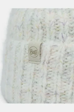 Bonnet Knitted & Fleece Band Hat Eyla White