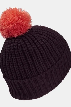 Bonnet Pompom Badge Beanie K
