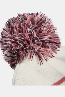 Bonnet Stripy Pompom Beanie K