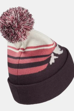Bonnet Stripy Pompom Beanie K