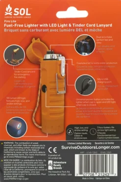 Briquet Fire Lite Fuel Free