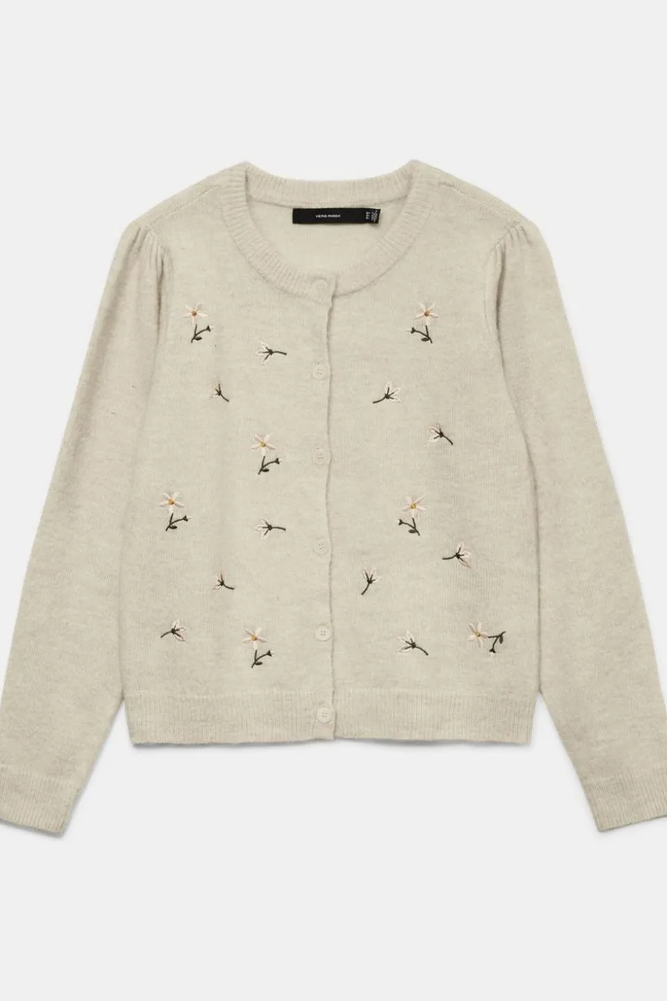 Cardigan Vmfiorella Emb Ls O-Neck Short Card Boo
