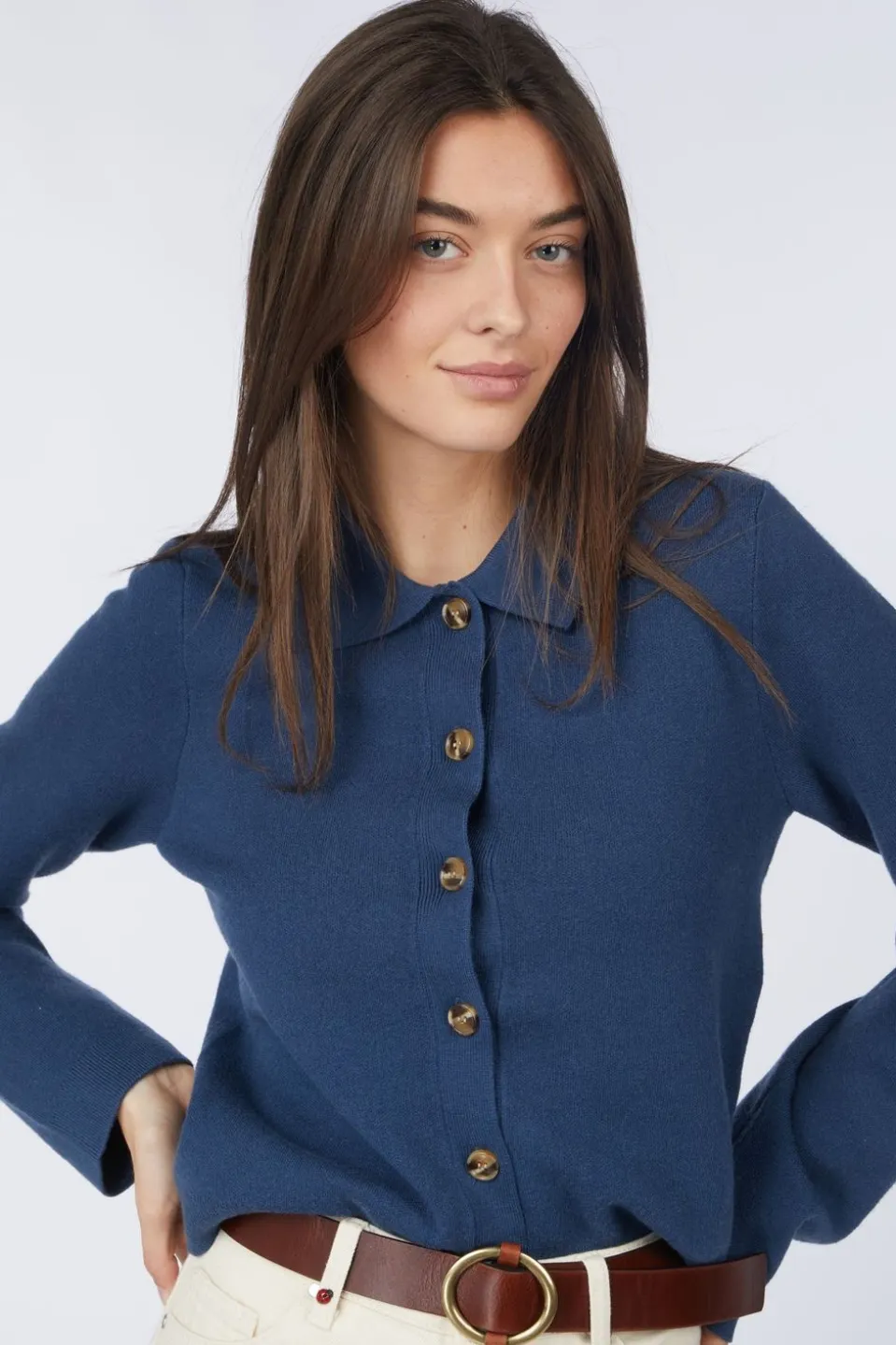 Cardigan Vmriley Ls Poloneck Cardigan Boo