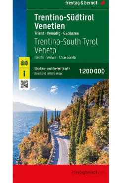 Carte Tirol Zuid - Trentino - Gardameer - Venetië F&B (+R)