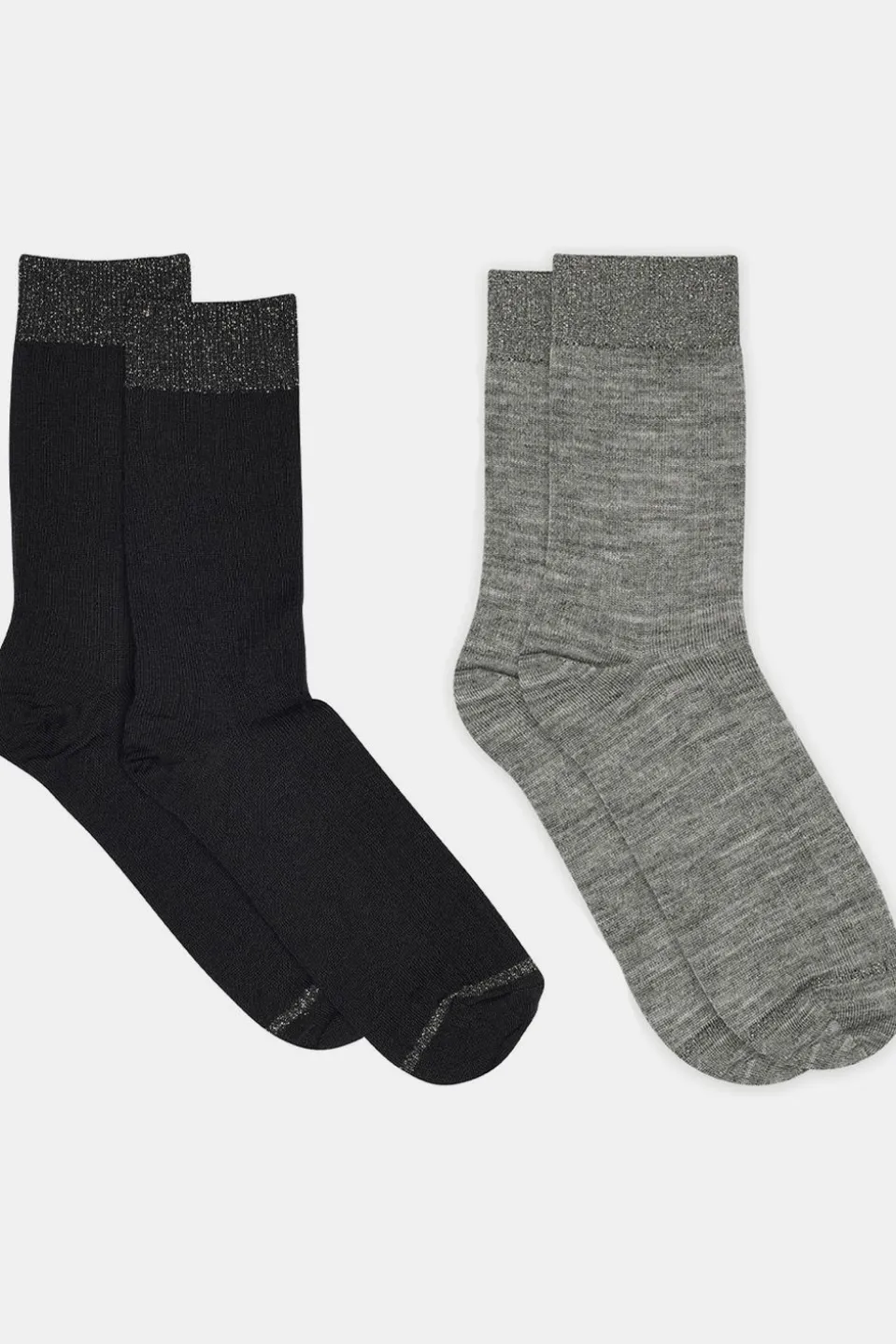 Chaussettes Erina Wool Rib Socks 2-Pack