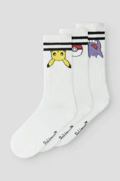 Chaussettes Nkmmorten Pokemon 3P Tennissock