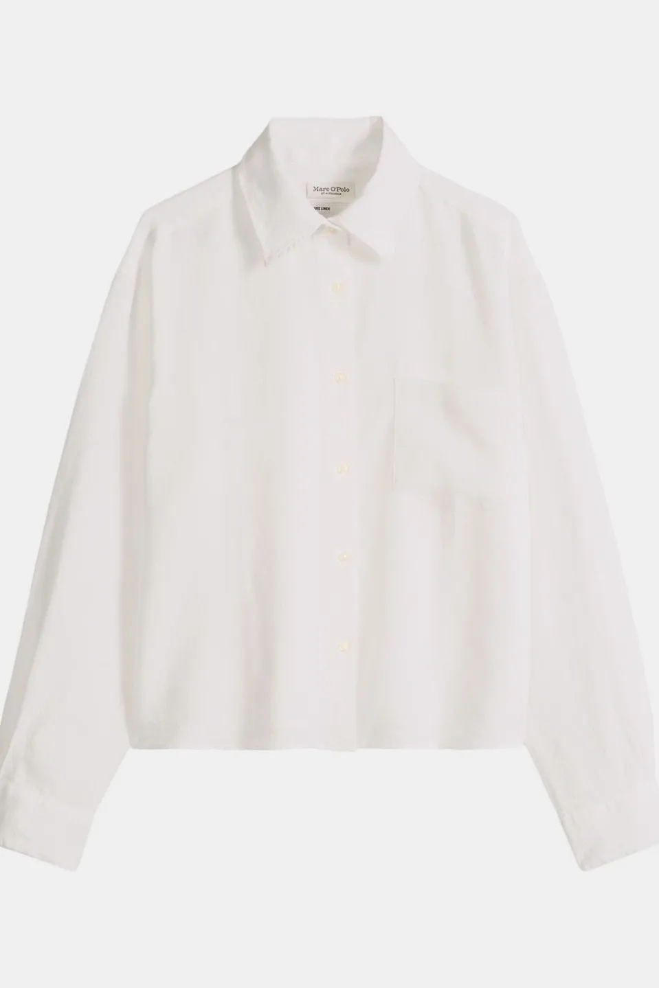 Chemise Boxy Shape Chest Pocket Long Sleeve Sol