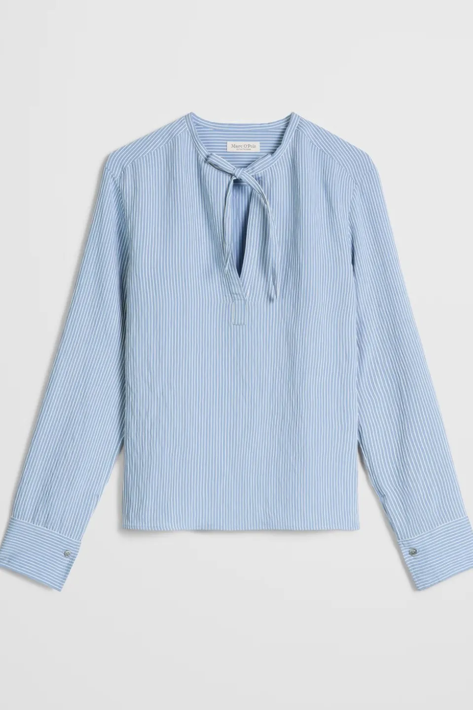 Chemise Casual Fit Stand Up Collar Long Sleeve