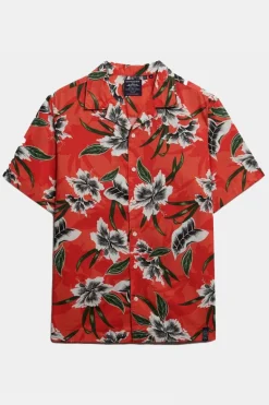 Chemise Hawaiian Print Short Sleeve Shirt