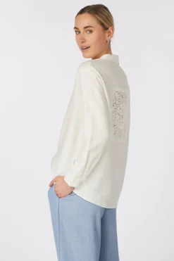 Chemise Vmiyana L/S Detail Shirt Wvn Btq Ga