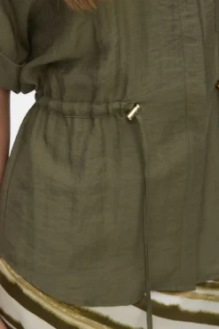 Chemise Vmjanelle S/S Utility Shirt Wvn Btq