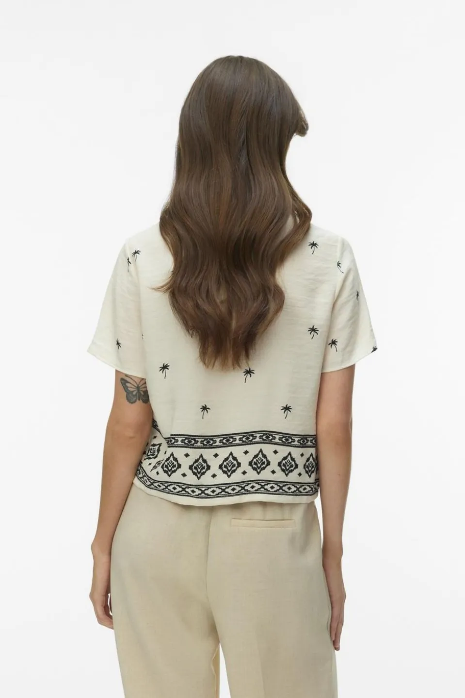 Chemise Vmkai S/S Shirt Wvn Btq Fr