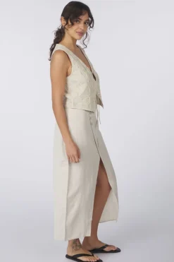 Chemise Vmmillia Sl Embroidery Waistcoat