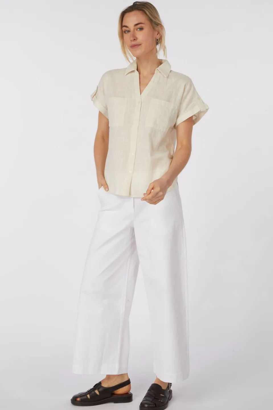 Chemise Vmthilde Ss Shirt Wvn Noos
