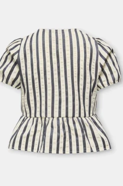Chemisier Kogmilani Ss Bow Shirt Wvn