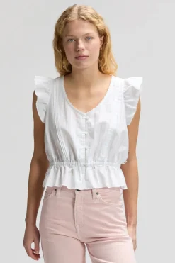 Chemisier Ruffle Sleeve