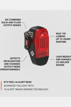 Éclairage Vélo Ktv Pro+ Ai Alert Rear