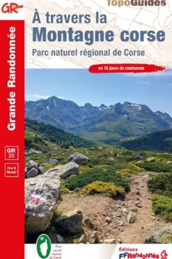 Corse à travers la montagne GR20