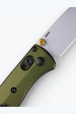Couteau Mini Bugout Woodland Green Aluminium Pe
