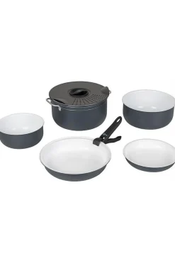 Faitout Set de Poêles Camping 7-Pcs Ceramique