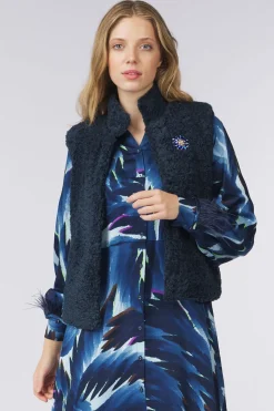 Gilet Teddy Love Navy