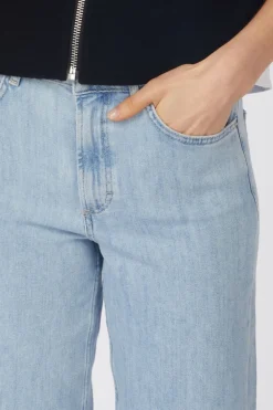 Jeans Denim Wide Fit Regular Length High Wais