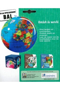 Livre de Voyage Opblaasbare bol 30 pol. new globe caly toys