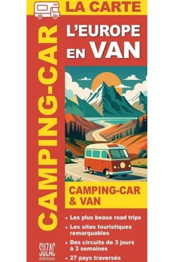 Livre L'Europe En Van & Camping-Car, La Carte - Les Plus Beaux Road Trips
