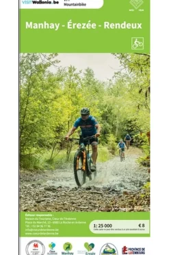 Livre Manhay - Erezée - Rendeux Mountainbikekaart Ngi