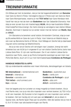 Livre Spanje & Portugal Treinreisgids