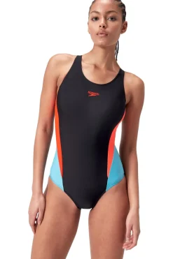 Maillot De Bain Eco Colourblock 2.0 Bla/Blu