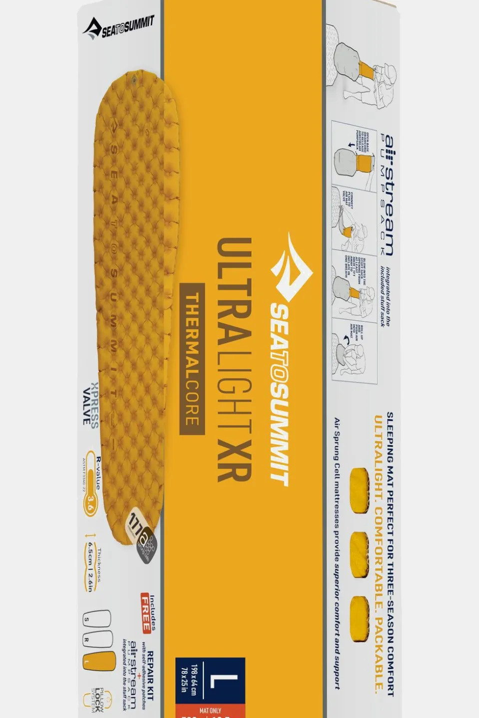 Matelas Pneumatique Ultralight Xr Insulated Mat - Large
