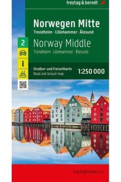 Noorwegen Centr. 2 f&b r/v (+r) Trondheim-Lillehammer-Ales.