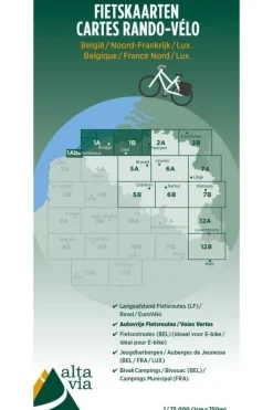 Oost & West-Vlaanderen fietskaart