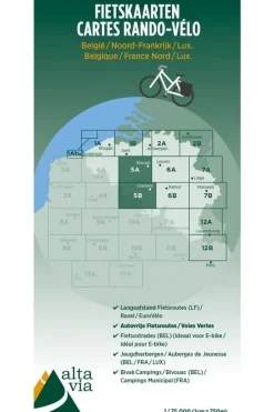 Oost-Vlaanderen & Henegouwen fietskaart