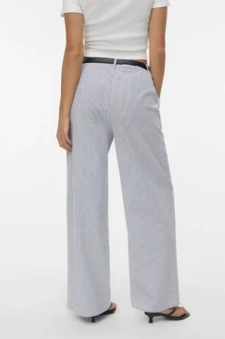 Pantalon Vmpira Hw Seersucker Wide Pant