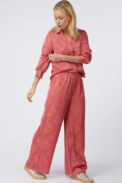 Pantalon Vmtiara Jacquard Hw Wide Pants Wvn Ga