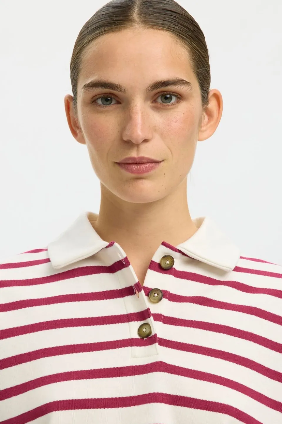 Polo Wada Stripe Collar