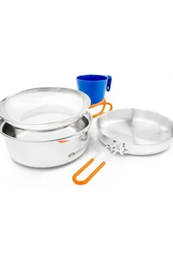 Pot Glacier Stainless 1 Person Mess Kit