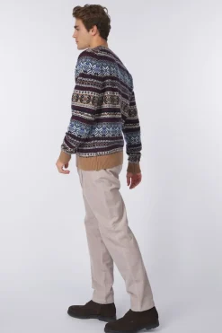 Pull Gifting Wool Blend Fairisle C Nk